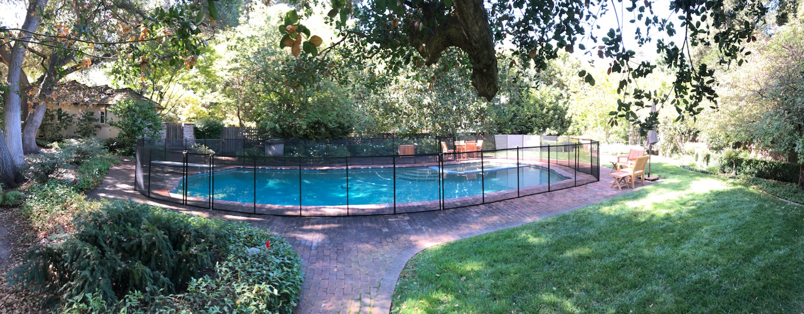 Pool fence in Danville