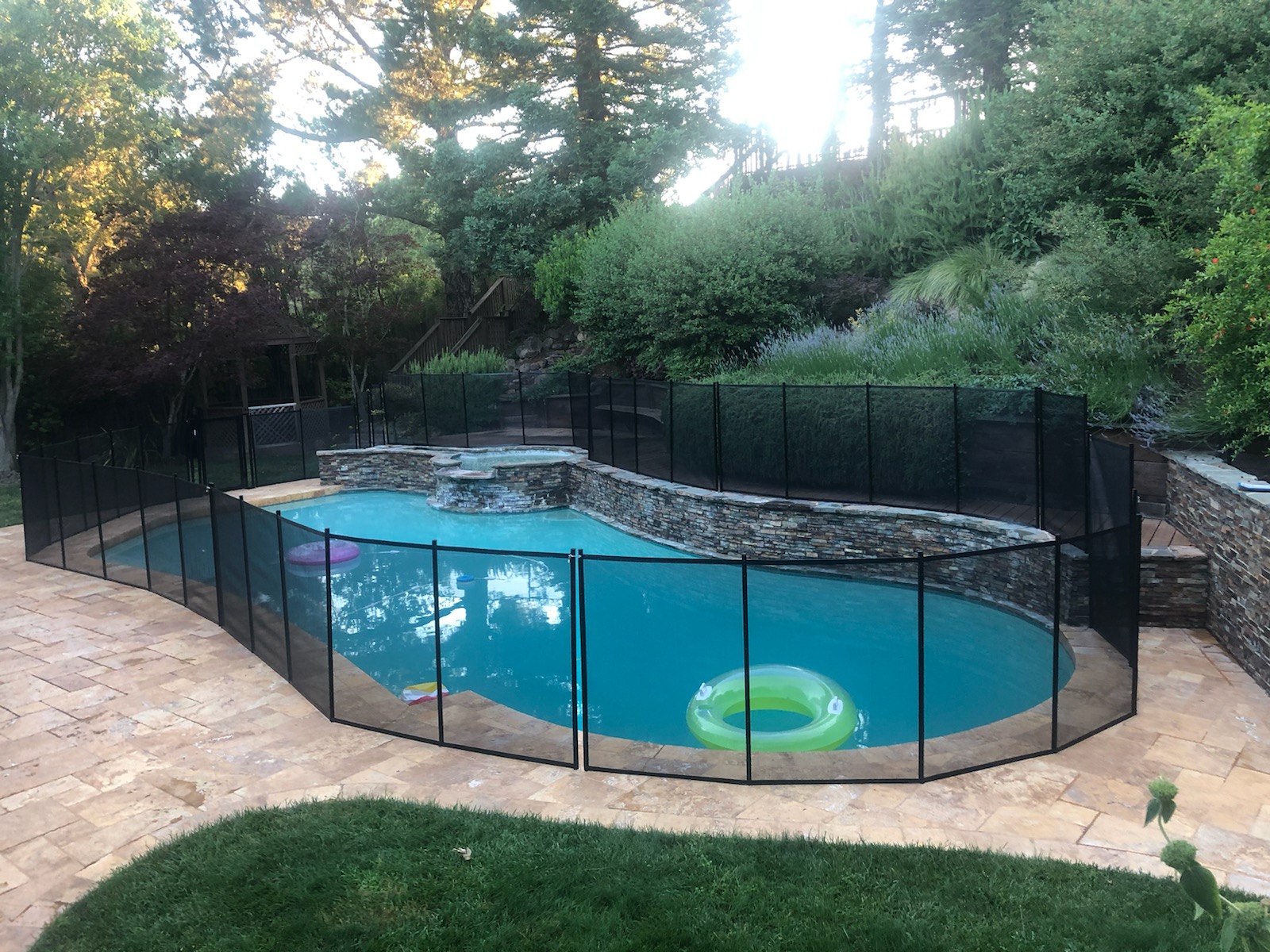 Pool fence in Woodside
