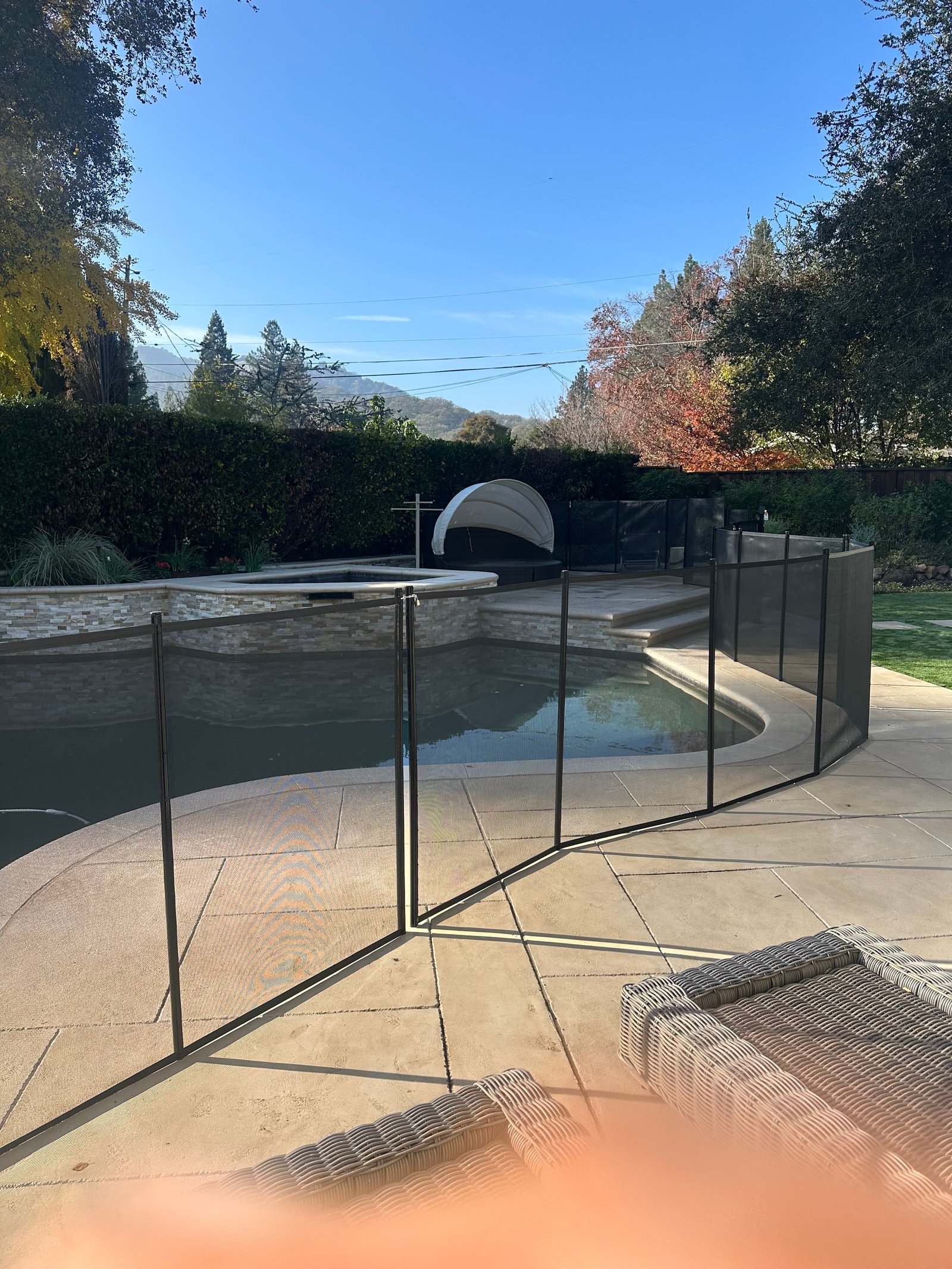 Pool fence installation in Lafayette, CA